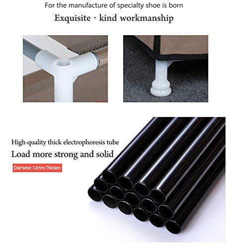 10 Tier Shoes Organizer, Free-Standing Shoe Rack with Dustproof Cover
