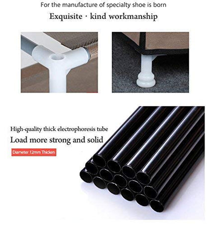 10 Tier Shoes Organizer, Free-Standing Shoe Rack with Dustproof Cover